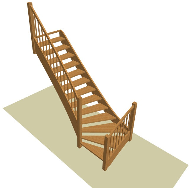 Onderkwart trap op maat
