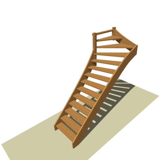 Bovenkwart trap op maat