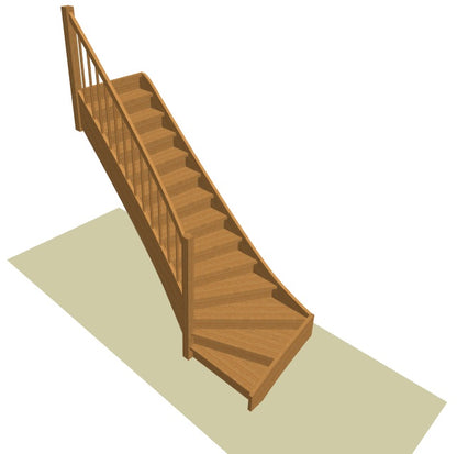 Onderkwart trap op maat