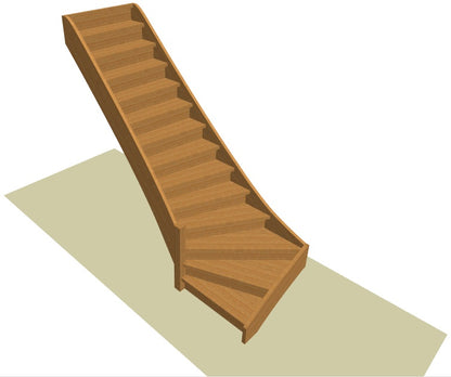 Onderkwart trap op maat