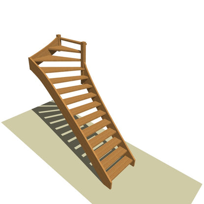 Bovenkwart trap op maat