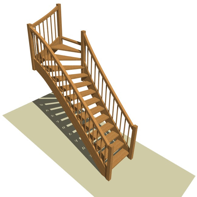 Bovenkwart trap op maat